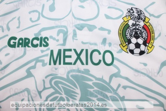 Nuevo 2ª Camiseta Mexico Retro 1999 Blanco Baratas